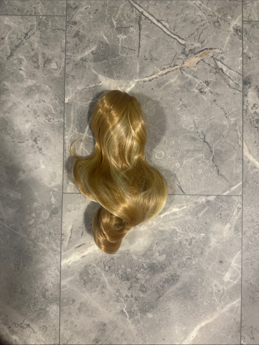 2 for $45. 14” Synthetic Blonde Clip in Ponytail